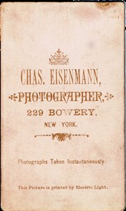 Eisenmann, Charles 1855-1927